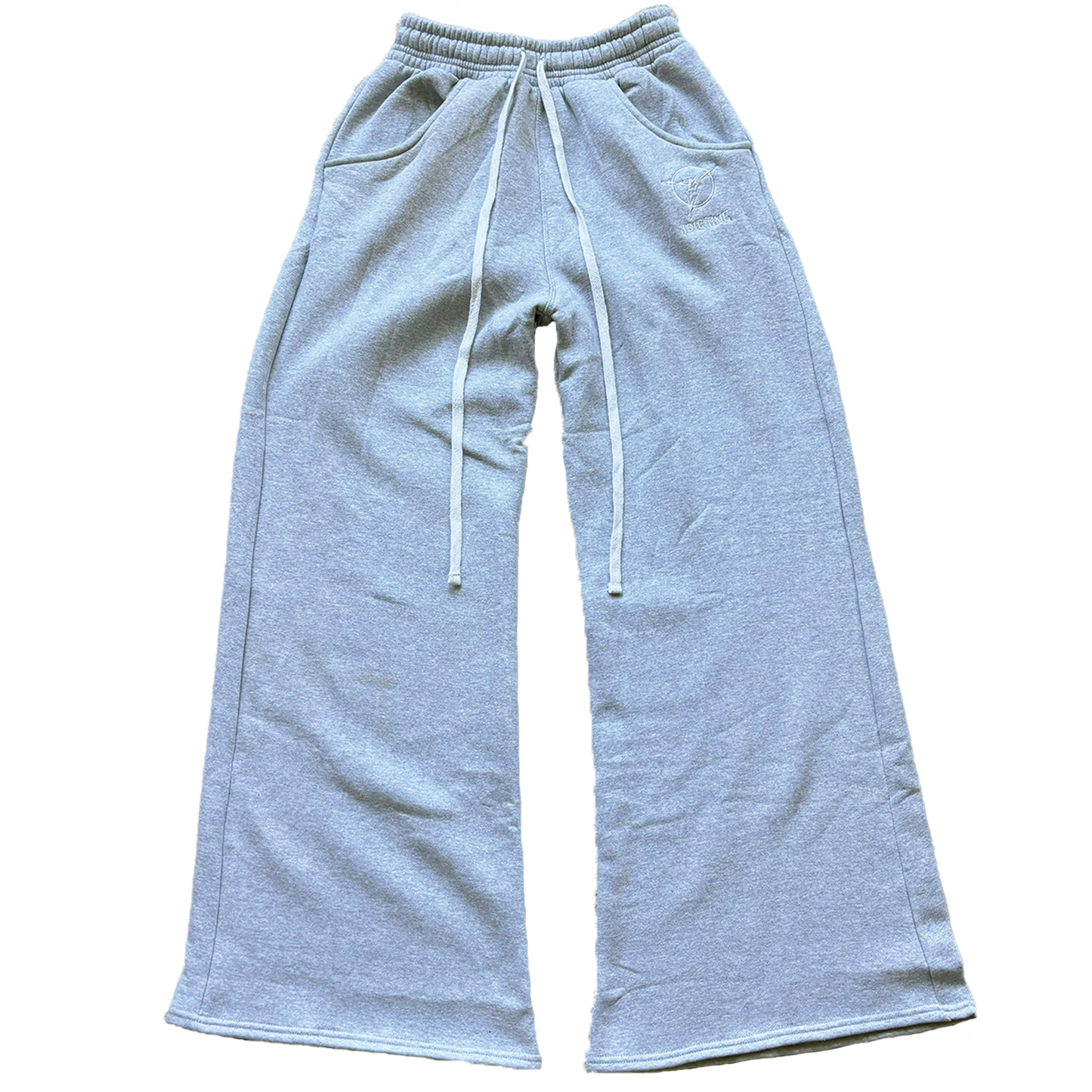 Logo Flare Sweatpants (Heather Gray)