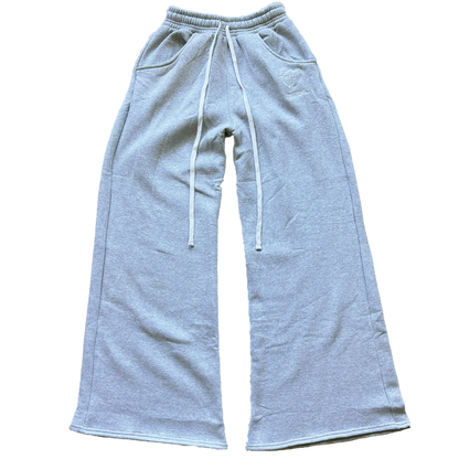 Logo Flare Sweatpants (Heather Gray)